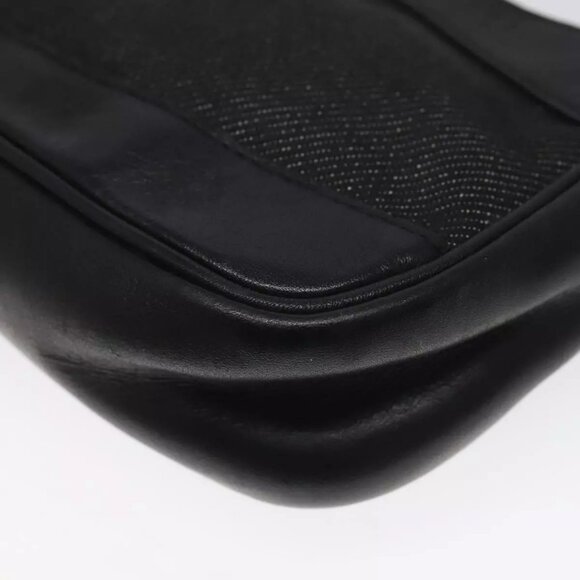 GUCCI Web Sherry Line Accessory Pouch Canvas Black Red Green 92821 Auth EC563 - Picture 5 of 16
